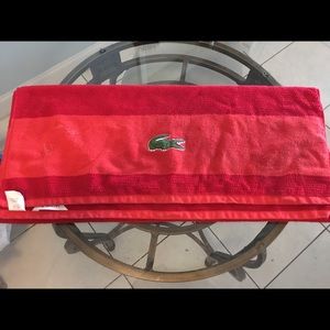 Lacoste towel